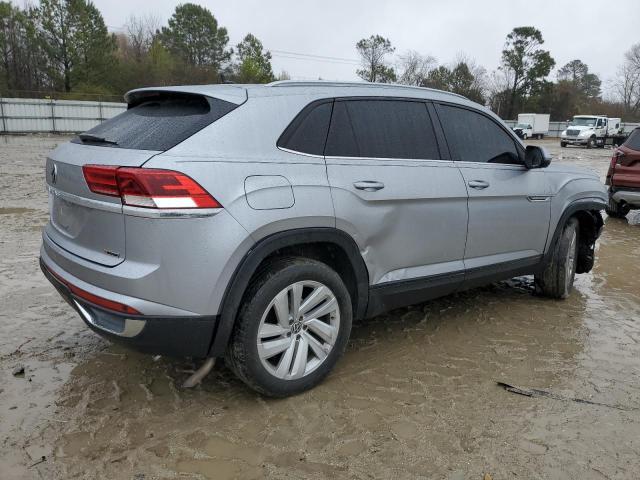 1V26C2CA0LC203750 - 2020 VOLKSWAGEN ATLAS CROS SE Серебристый фото 3