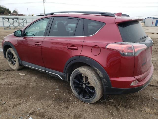 2T3RFREV7JW711237 - 2018 TOYOTA RAV4 ADVENTURE MAROON photo 2