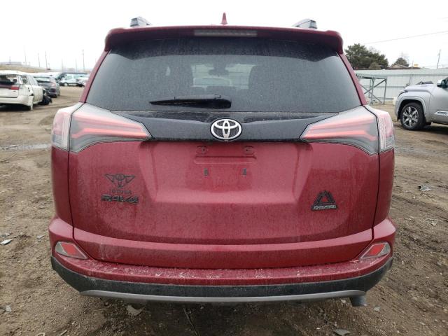 2T3RFREV7JW711237 - 2018 TOYOTA RAV4 ADVENTURE MAROON photo 6