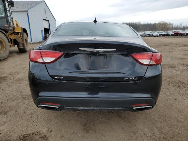 1C3CCCDG6FN523018 - 2015 CHRYSLER 200 S BLACK photo 6