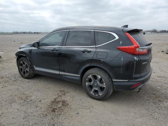 7FARW2H98JE032674 - 2018 HONDA CR-V TOURING BLACK photo 2