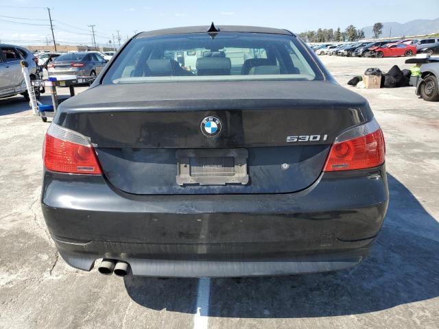 WBANE73547CM44365 - 2007 BMW 530 I BLACK photo 6