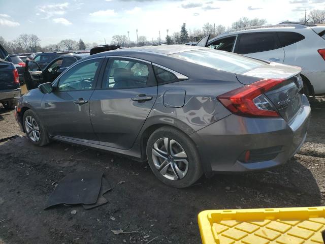 19XFC2E5XHE000124 - 2017 HONDA CIVIC LX GRAY photo 2