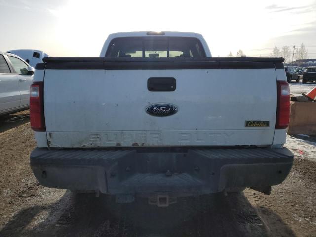 1FTWW31R09EA36732 - 2009 FORD F350 SUPER DUTY WHITE photo 6