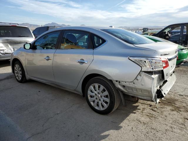 3N1AB7AP0FY292513 - 2015 NISSAN SENTRA S SILVER photo 2