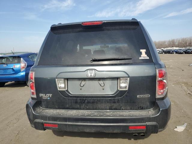 5FNYF18606B006116 - 2006 HONDA PILOT EX GRAY photo 6