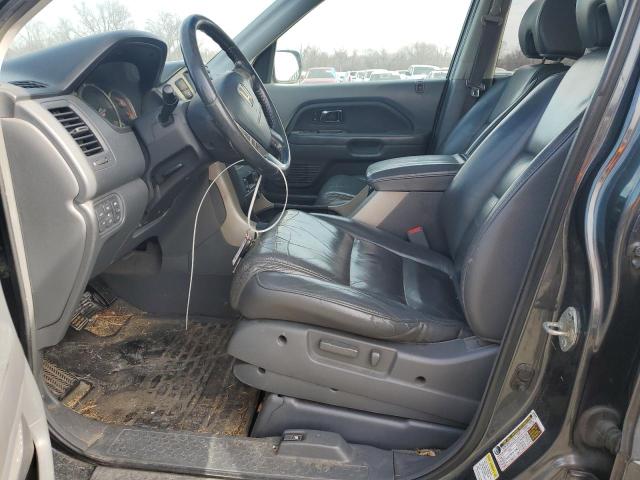 5FNYF18606B006116 - 2006 HONDA PILOT EX GRAY photo 7