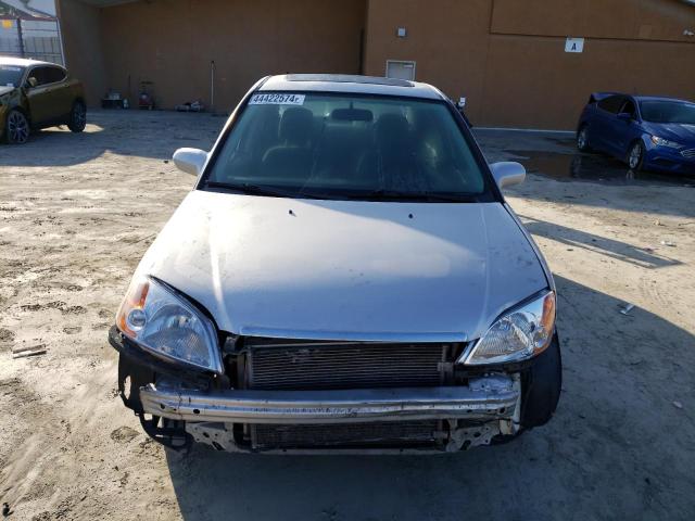 1HGES26731L003380 - 2001 HONDA CIVIC EX SILVER photo 5