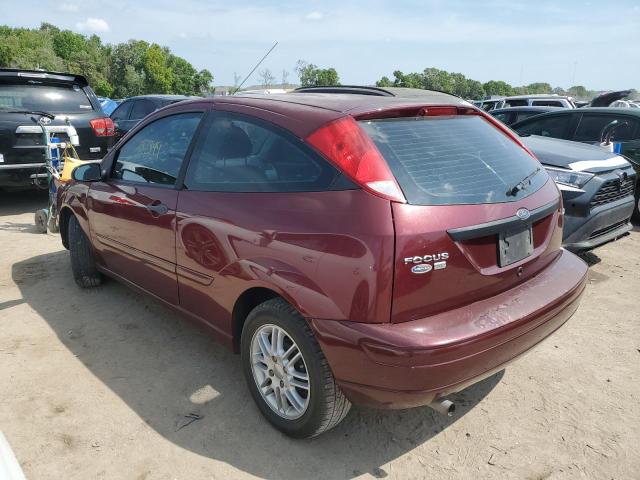 1FAFP31N66W235192 - 2006 FORD FOCUS ZX3 RED photo 2
