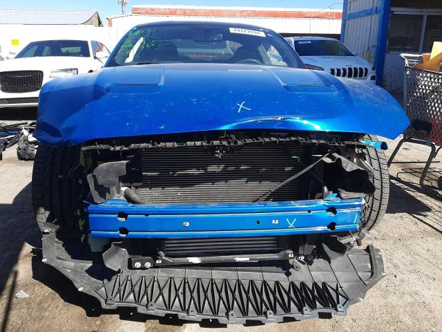 1FA6P8TH0L5159927 - 2020 FORD MUSTANG BLUE photo 5