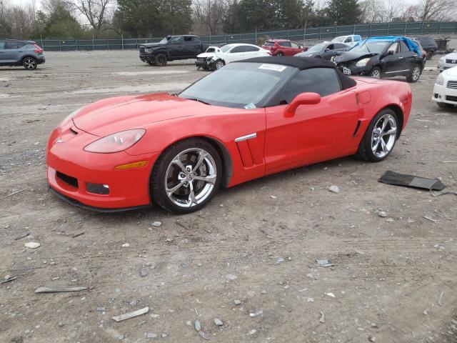 1G1YW3DW4A5100536 - 2010 CHEVROLET CORVETTE GRAND SPORT RED photo 1