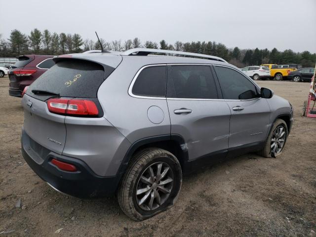 1C4PJMDBXJD567504 - 2018 JEEP CHEROKEE LIMITED SILVER photo 3