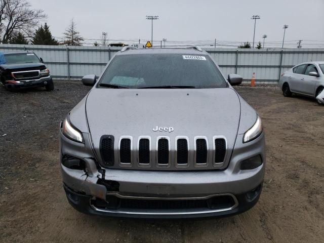 1C4PJMDBXJD567504 - 2018 JEEP CHEROKEE LIMITED SILVER photo 5