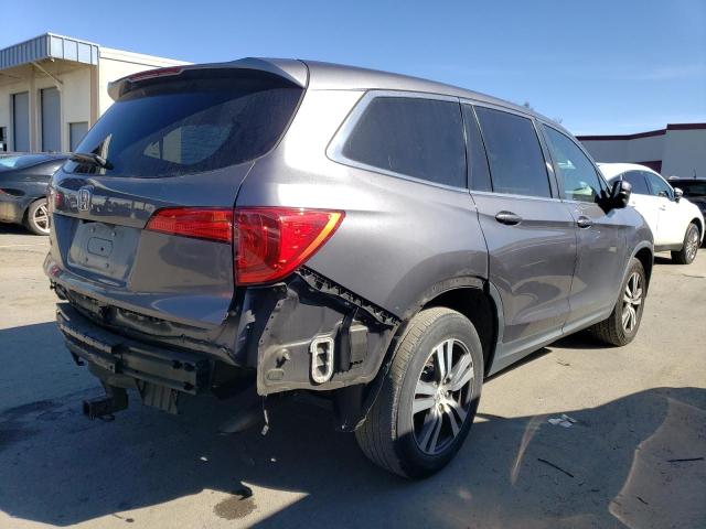 5FNYF5H69JB001299 - 2018 HONDA PILOT EXL GRAY photo 3