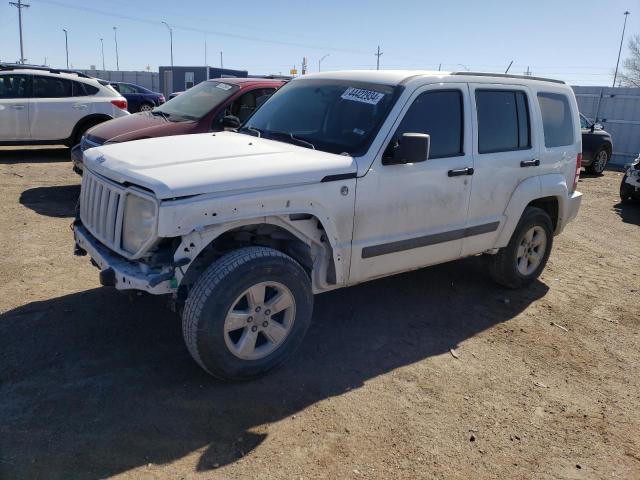 1C4PJMAK2CW137221 - 2012 JEEP LIBERTY SPORT WHITE photo 1