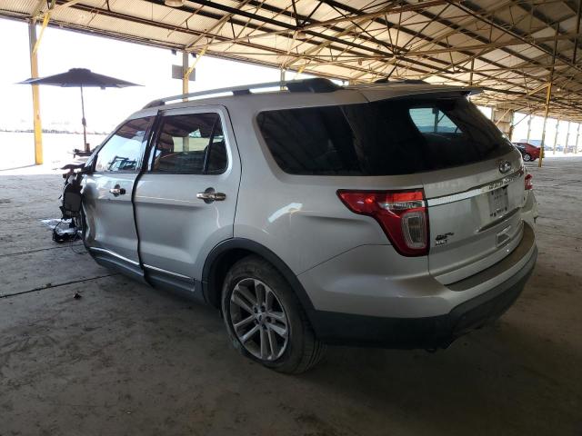 1FM5K8D83DGB40597 - 2013 FORD EXPLORER XLT SILVER photo 2