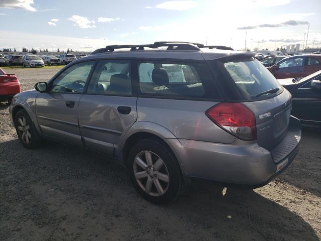 4S4BP61CX97311774 - 2009 SUBARU OUTBACK 2.5I GRAY photo 2