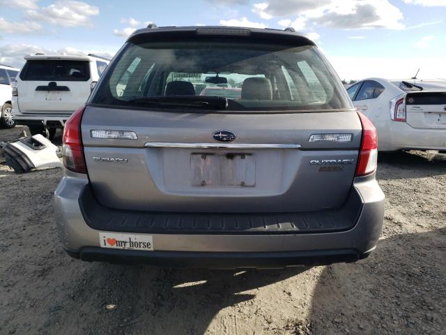 4S4BP61CX97311774 - 2009 SUBARU OUTBACK 2.5I GRAY photo 6