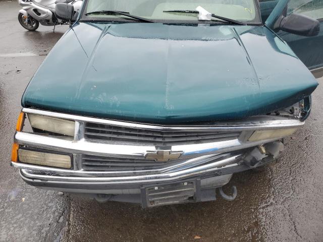 1GNEK13RXTJ309478 - 1996 CHEVROLET TAHOE K1500 GREEN photo 11