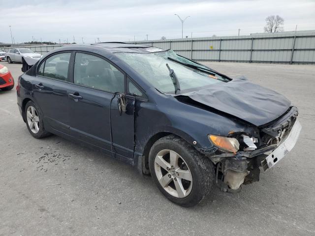 JHMFA16867S003735 - 2007 HONDA CIVIC EX BLUE photo 4