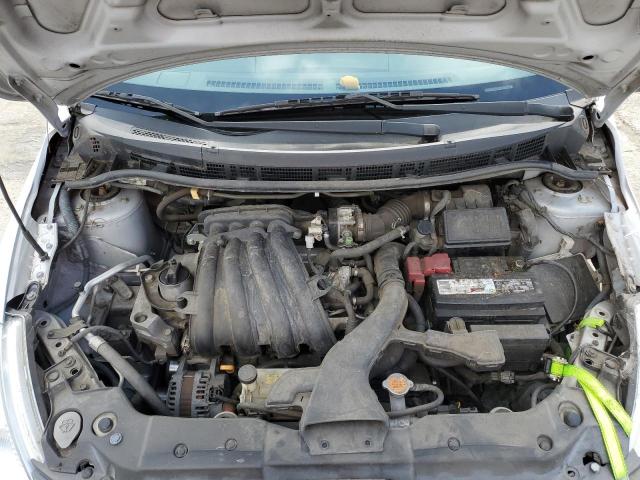 3N1CC1AP8BL408602 - 2011 NISSAN VERSA S SILVER photo 11