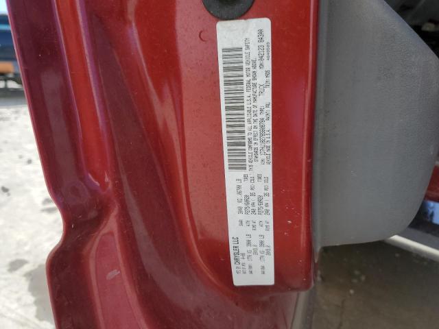 1D7HU18278S608784 - 2008 DODGE RAM 1500 ST RED photo 12