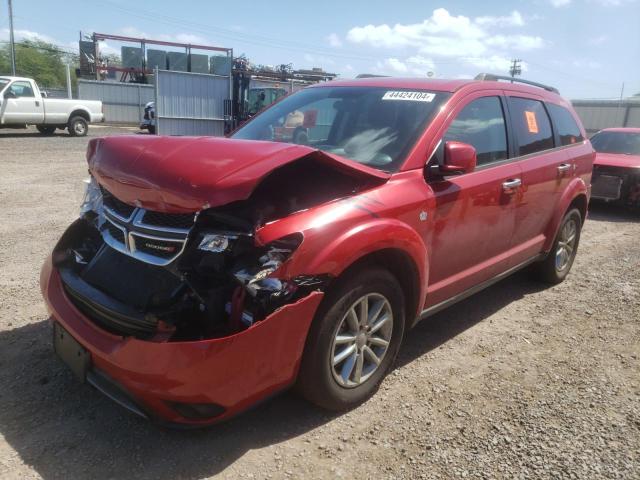 3C4PDCBG4GT166954 - 2016 DODGE JOURNEY SXT RED photo 1