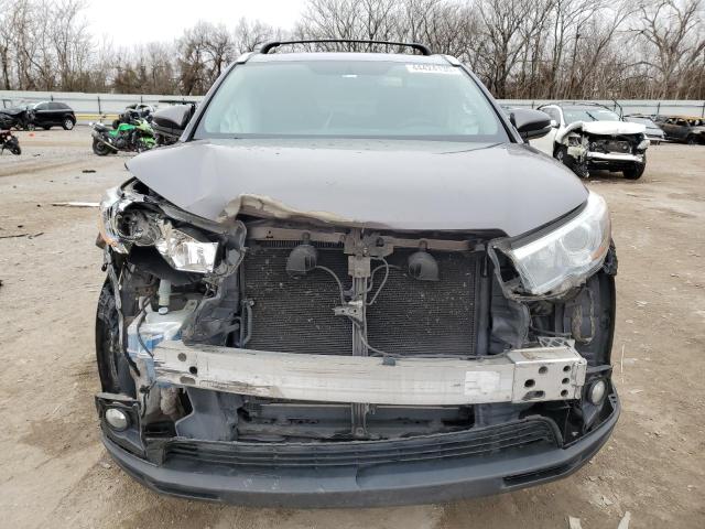 5TDKKRFH5FS086111 - 2015 TOYOTA HIGHLANDER XLE Grau Foto 5