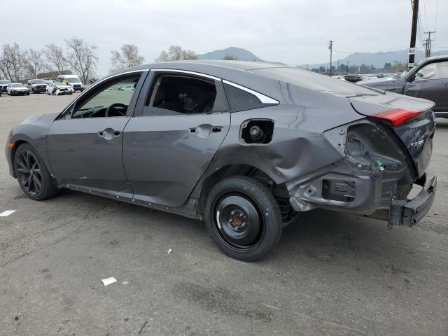 2HGFC2F66KH558489 - 2019 HONDA CIVIC LX GRAY photo 2