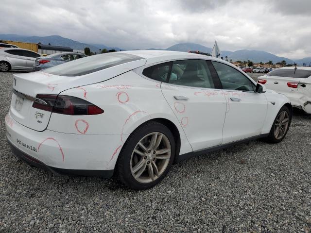 5YJSA1S18EFP36615 - 2014 TESLA MODEL S თეთრი ფოტო 3