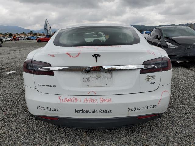 5YJSA1S18EFP36615 - 2014 TESLA MODEL S თეთრი ფოტო 6
