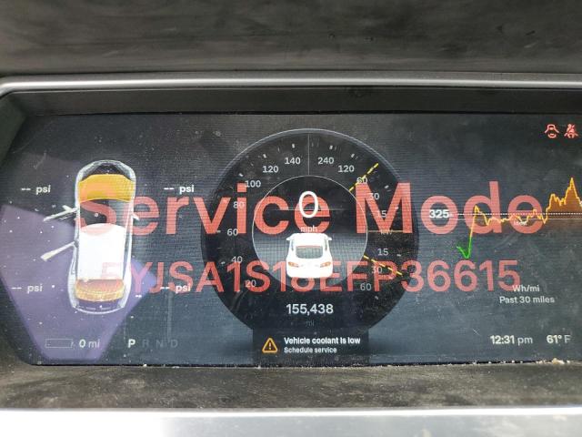 5YJSA1S18EFP36615 - 2014 TESLA MODEL S თეთრი ფოტო 9