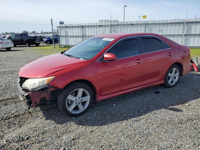 4T1BF1FK4DU709160 - 2013 TOYOTA CAMRY L RED photo 1