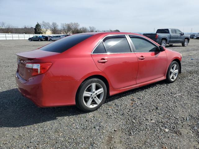 4T1BF1FK4DU709160 - 2013 TOYOTA CAMRY L RED photo 3