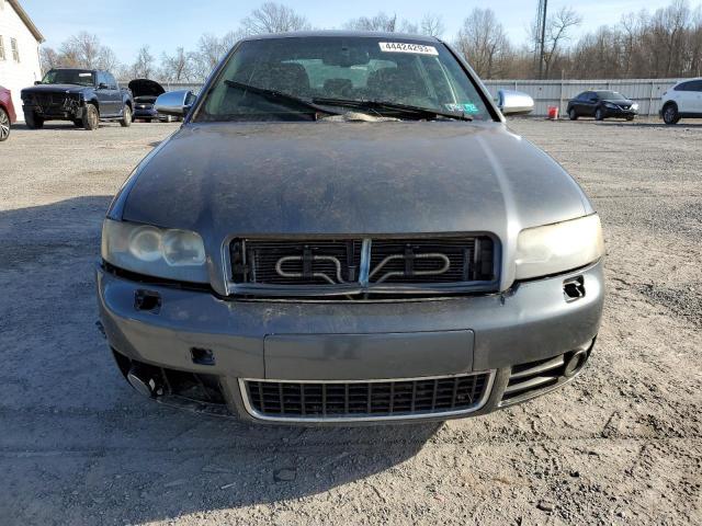 WAUPL68E25A092560 - 2005 AUDI S4 GRAY photo 5