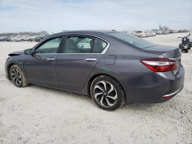 1HGCR2F81HA079259 - 2017 HONDA ACCORD EXL GRAY photo 2