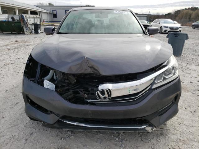 1HGCR2F81HA079259 - 2017 HONDA ACCORD EXL GRAY photo 5