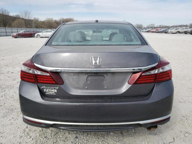 1HGCR2F81HA079259 - 2017 HONDA ACCORD EXL GRAY photo 6