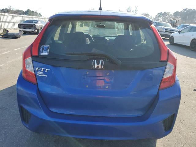 JHMGK5H50HS023444 - 2017 HONDA FIT LX BLUE photo 6