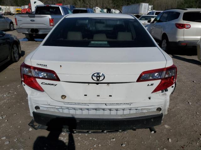 4T1BF1FK0CU546392 - 2012 TOYOTA CAMRY BASE WHITE photo 6