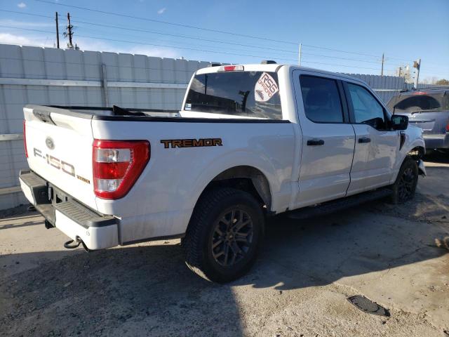 1FTEW1E88NFA28514 - 2022 FORD F150 SUPERCREW WHITE photo 3