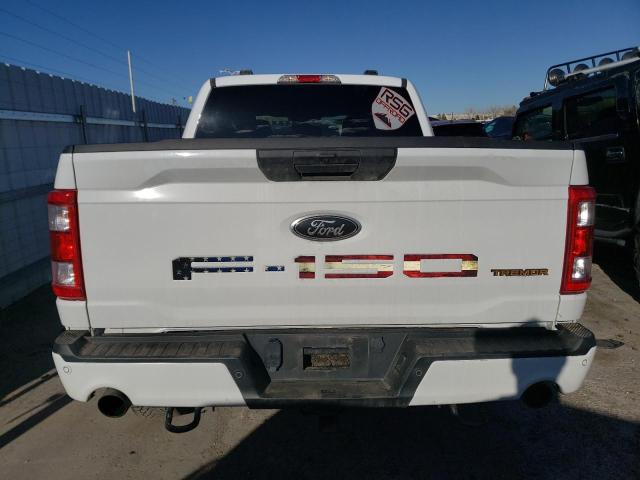 1FTEW1E88NFA28514 - 2022 FORD F150 SUPERCREW WHITE photo 6