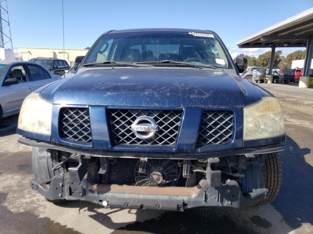 1N6AA07A66N533043 - 2006 NISSAN TITAN XE BLUE photo 5