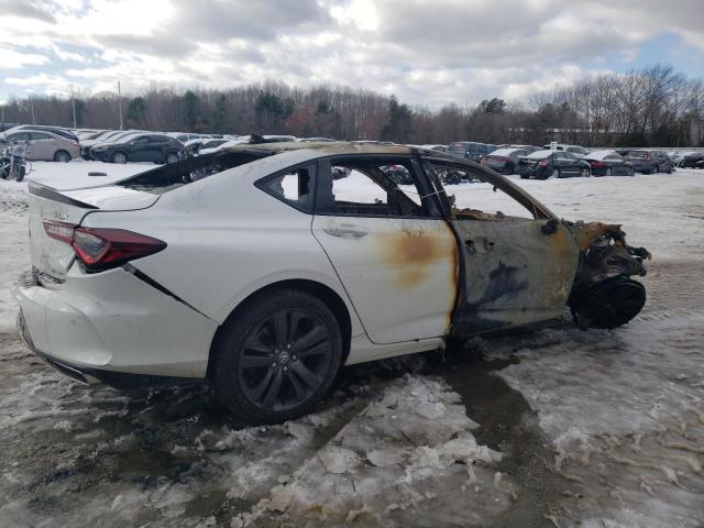 19UUB6F59MA002574 - 2021 ACURA TLX TECH A WHITE photo 3