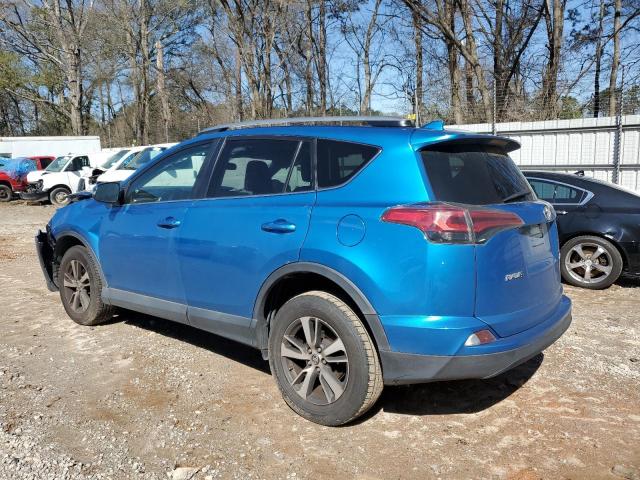 2T3WFREV6JW424927 - 2018 TOYOTA RAV4 ADVENTURE BLUE photo 2