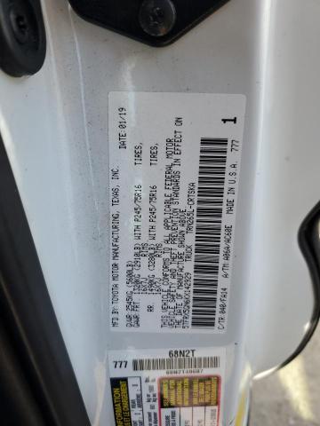 5TFRX5GN6KX142929 - 2019 TOYOTA TACOMA ACCESS CAB Ақ фото 13