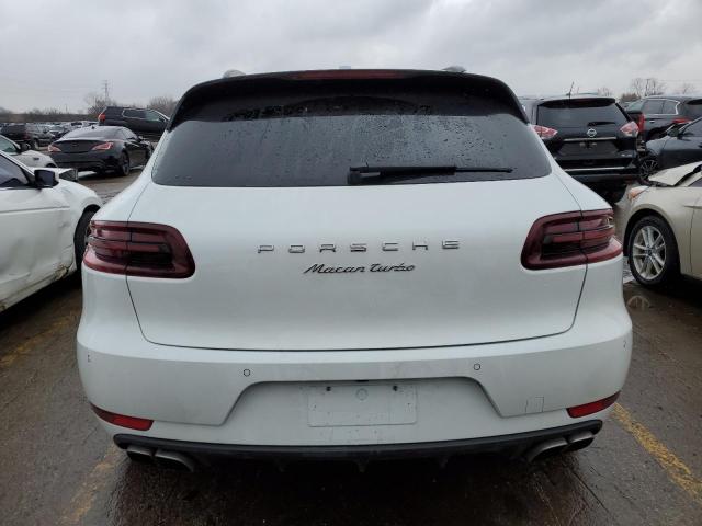 WP1AF2A51FLB47796 - 2015 PORSCHE MACAN TURBO WHITE photo 6