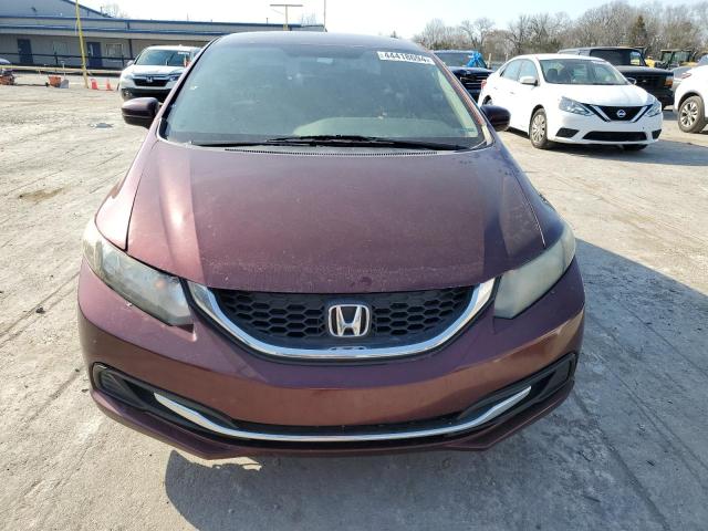 19XFB2F5XFE076182 - 2015 HONDA CIVIC LX MAROON photo 5