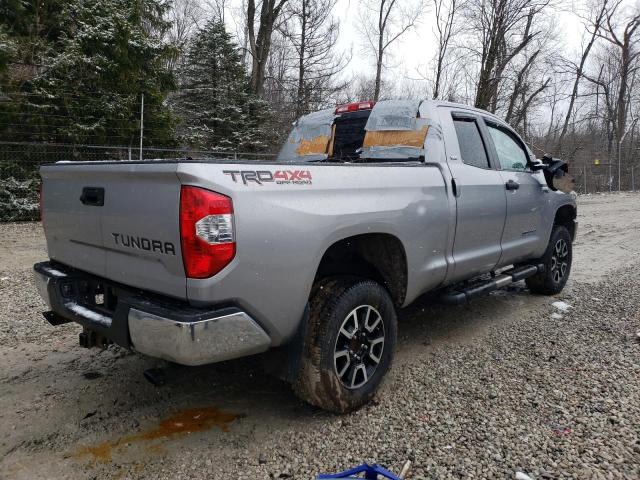 5TFUY5F17EX413684 - 2014 TOYOTA TUNDRA DOUBLE CAB SR/SR5 GRAY photo 3