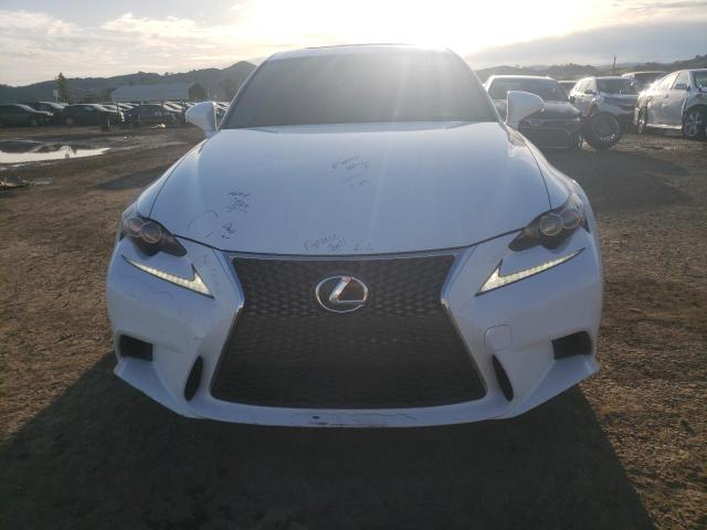 JTHBF1D27F5079184 - 2015 LEXUS IS 250 WHITE photo 5